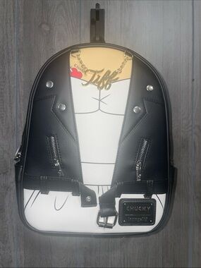 Loungefly Universal Bride Of Chucky Tiffany Double Strap Mini Backpack Bag